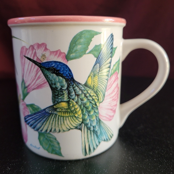 Gorgeous Vintage Hummingbird Mug by Potpourri. 8oz - Picture 3 of 6